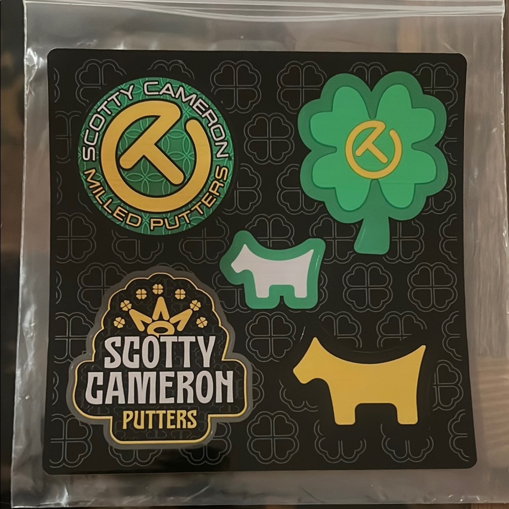 Scotty Cameron St. Patrick’s day stickers